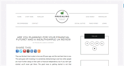 Desktop Screenshot of frugaling.org