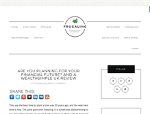 Tablet Screenshot of frugaling.org
